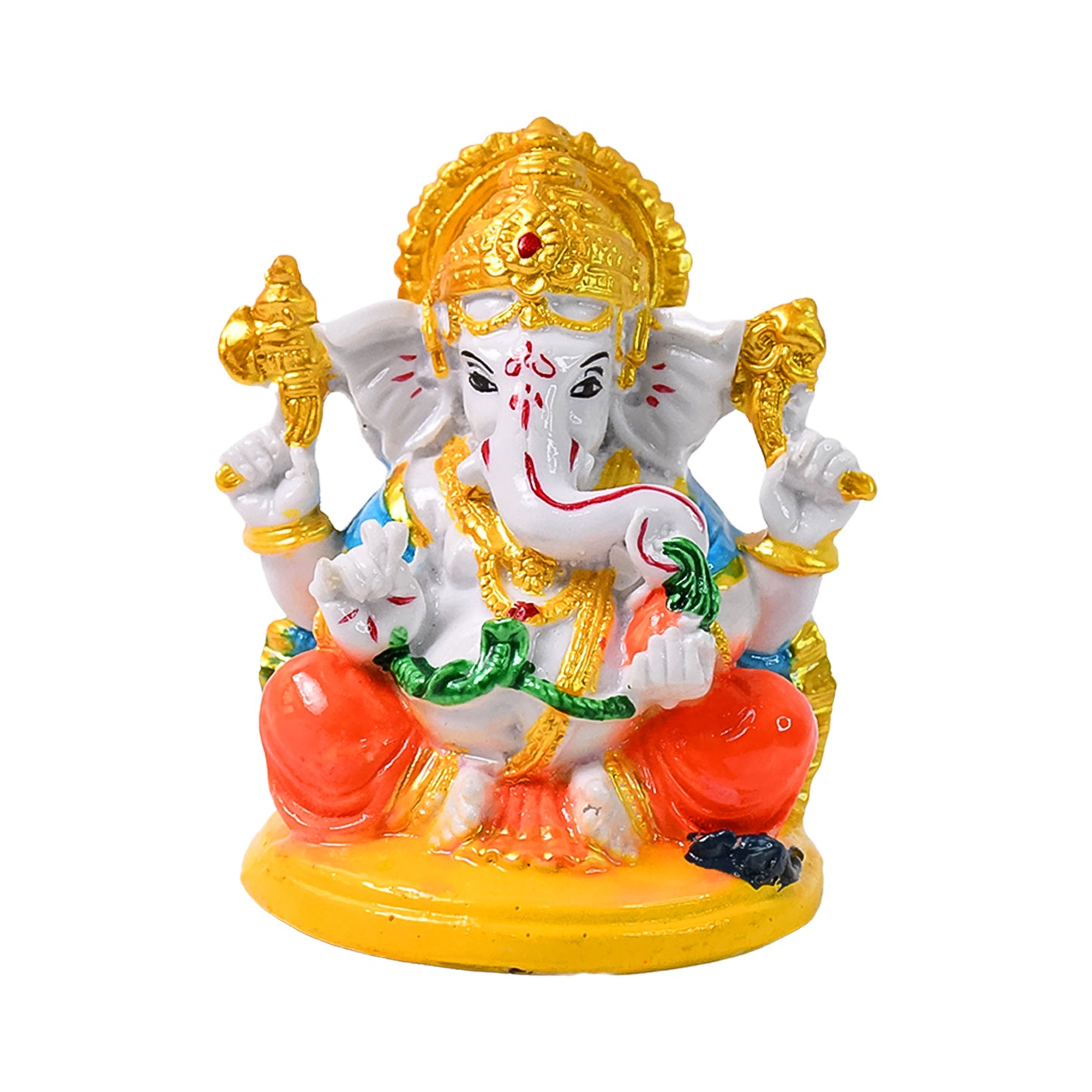 Lord Ganesha Idol Ganpati Statue Ganpatii Bappa Showpiece For Gifts (1 Pc)