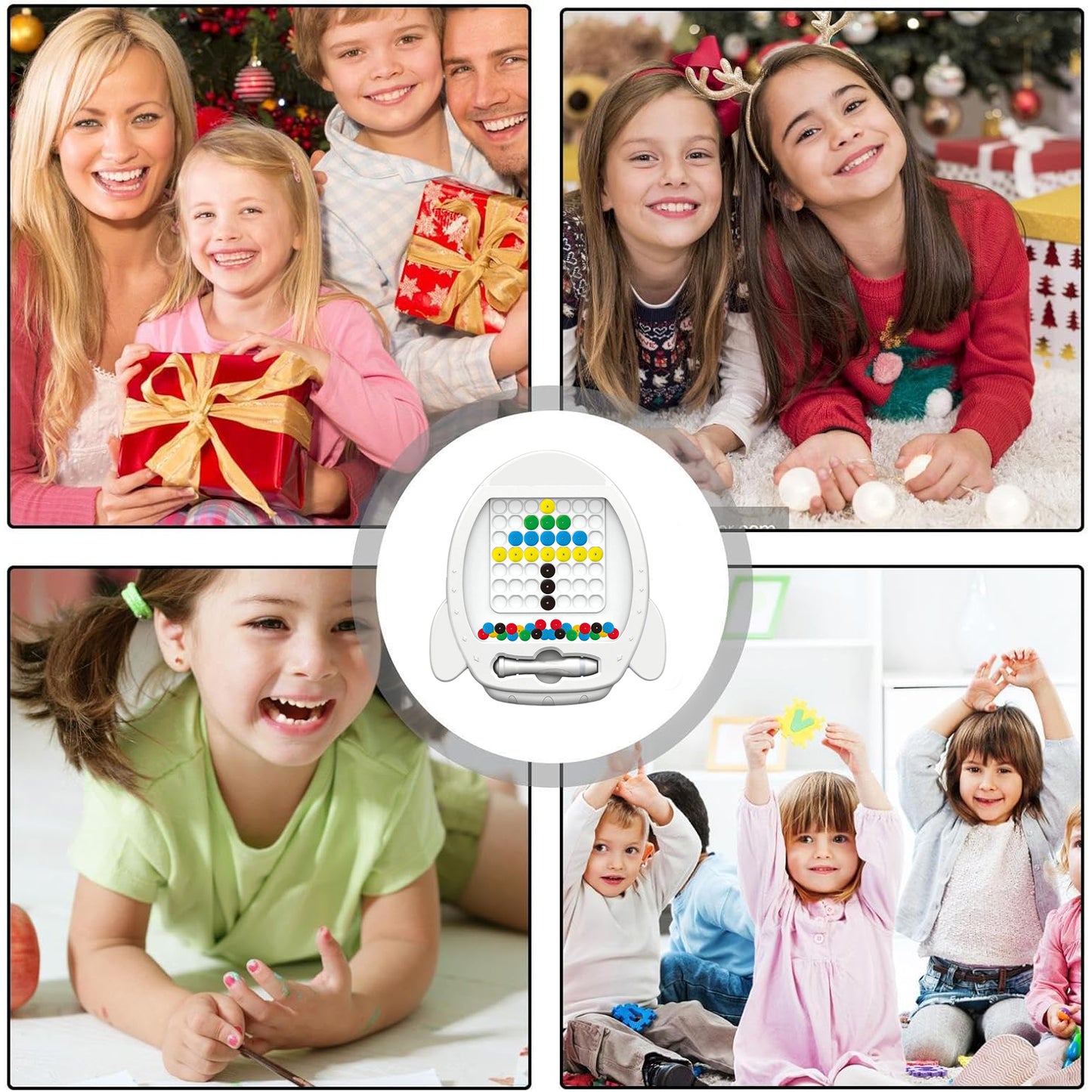 Space Rocket Magnetic Painting Board For Kids