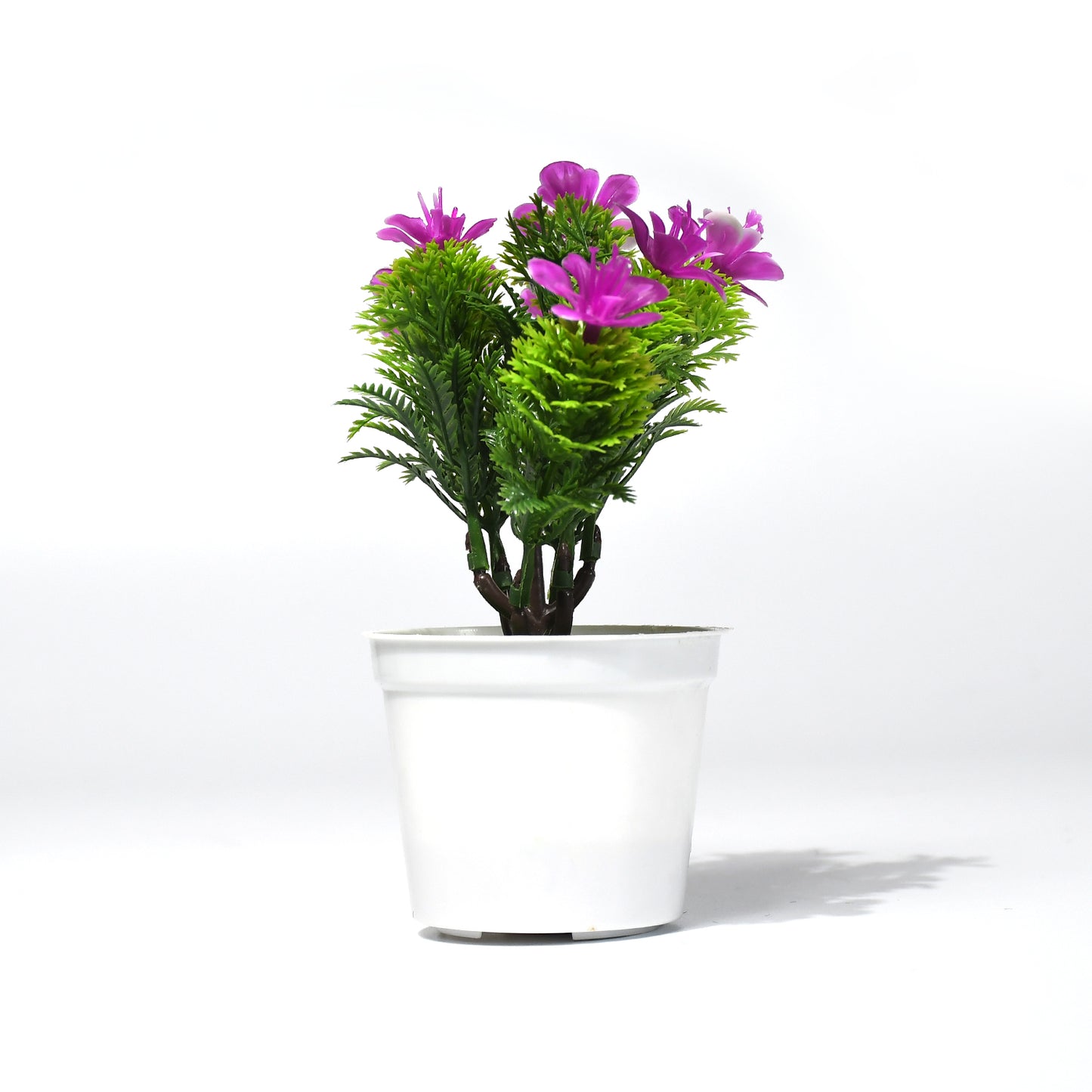 4950 Flower Pot Artificial Decoration Plant Natural Look Plastic Material For Home Hotels Office Multiuse Pot