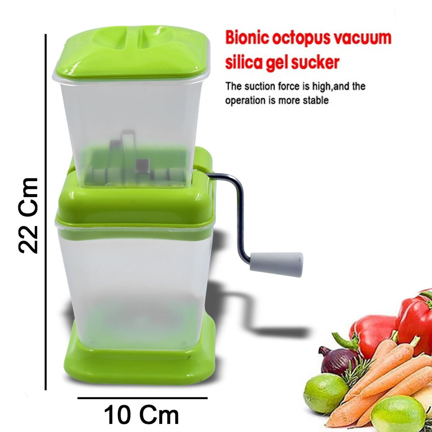 2003 Small Onion Chopper  Vegetable Chopper Quick Cutter With Rotating Blade