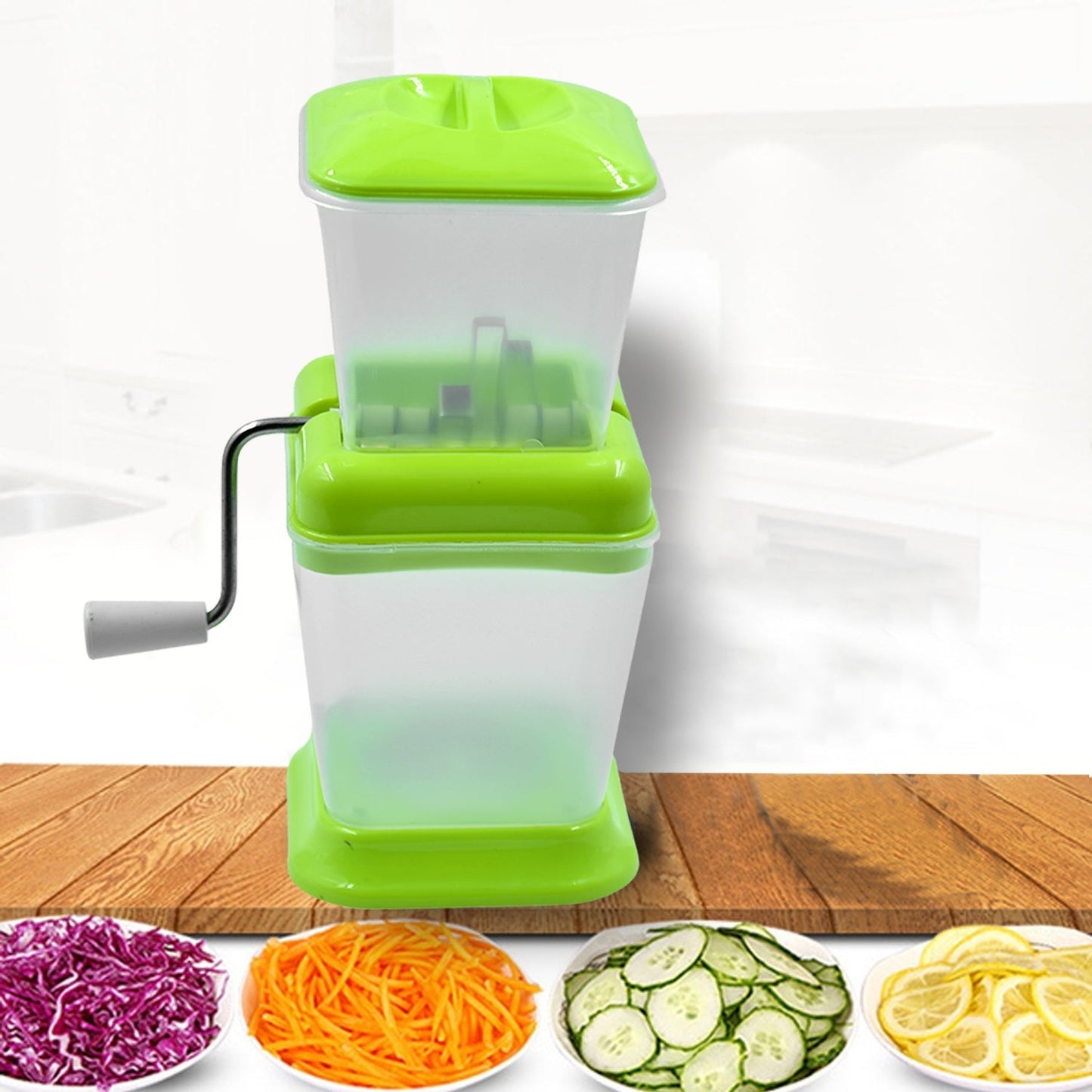 2003 Small Onion Chopper  Vegetable Chopper Quick Cutter With Rotating Blade